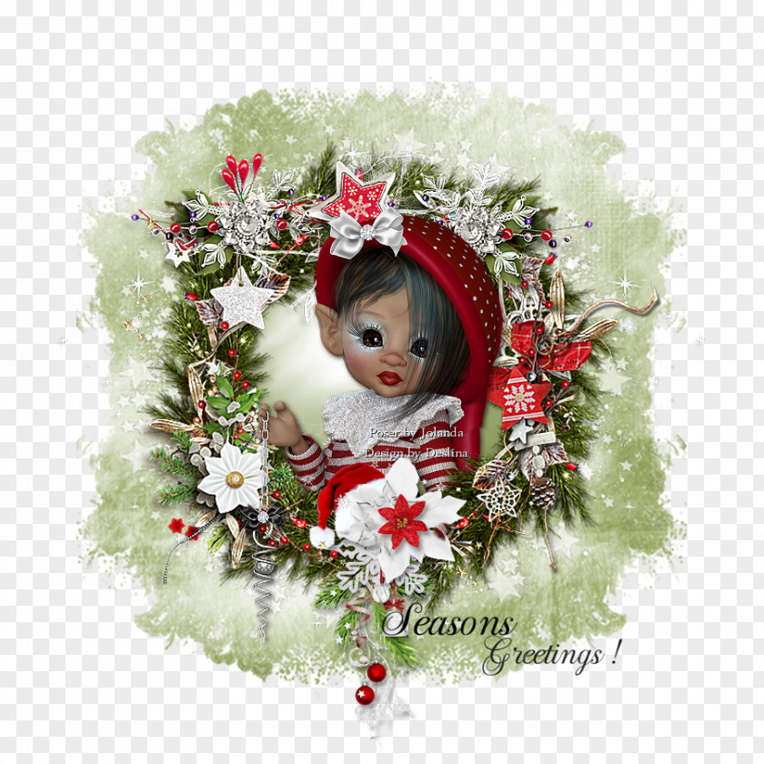 Seasons Christmas Ornament Floral Design Wreath Rose Family PNG