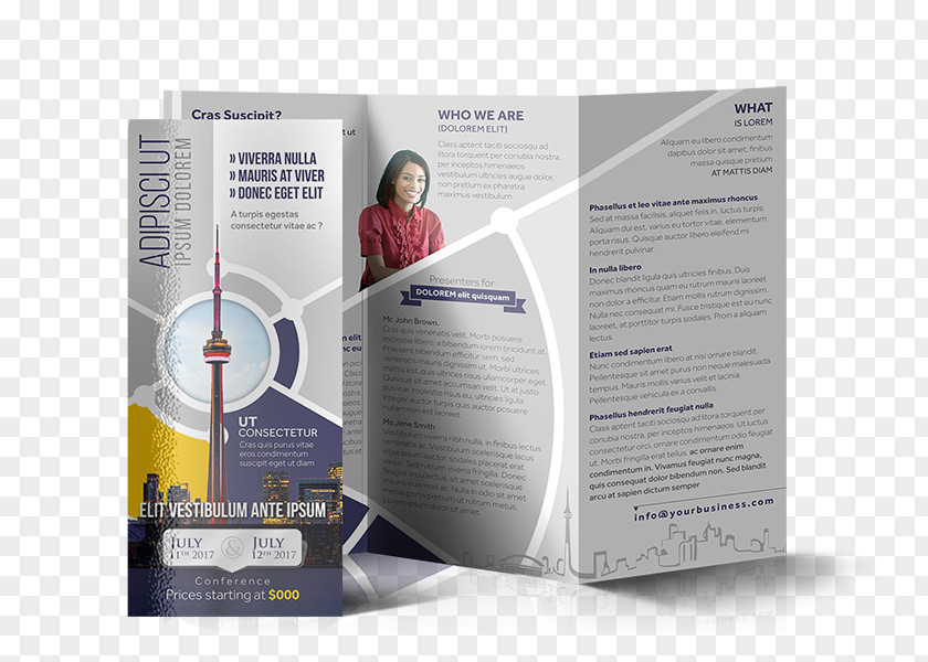 Trifold Templates Brochure Graphic Design Template Business PNG