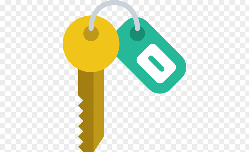 Yellow Key Hotel Icon PNG