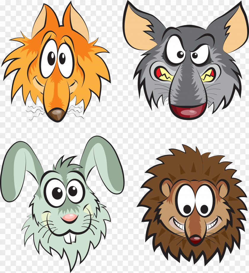 Lion Lionhead Rabbit Cartoon PNG