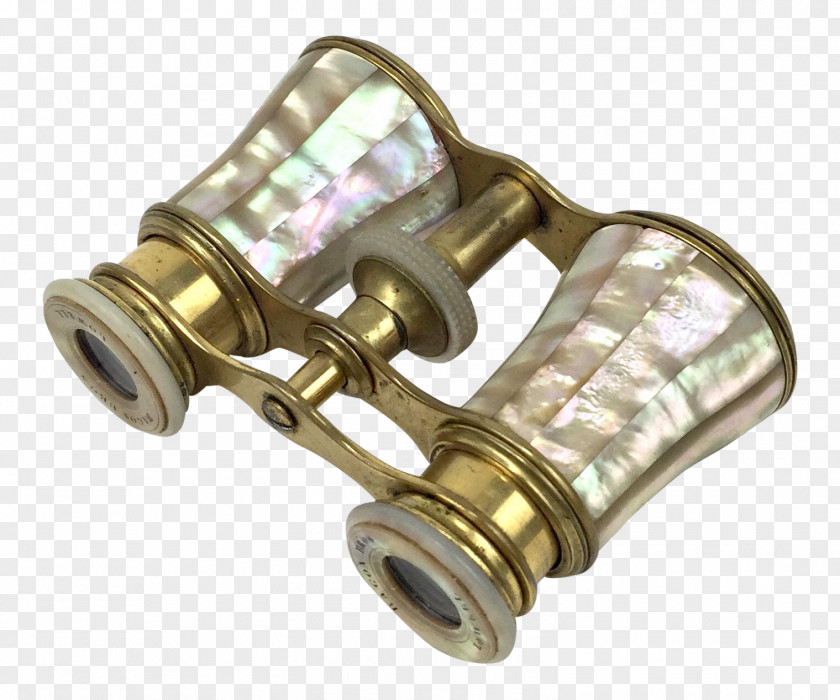 Paris Opera Glasses Nacre Lorgnette Binoculars PNG