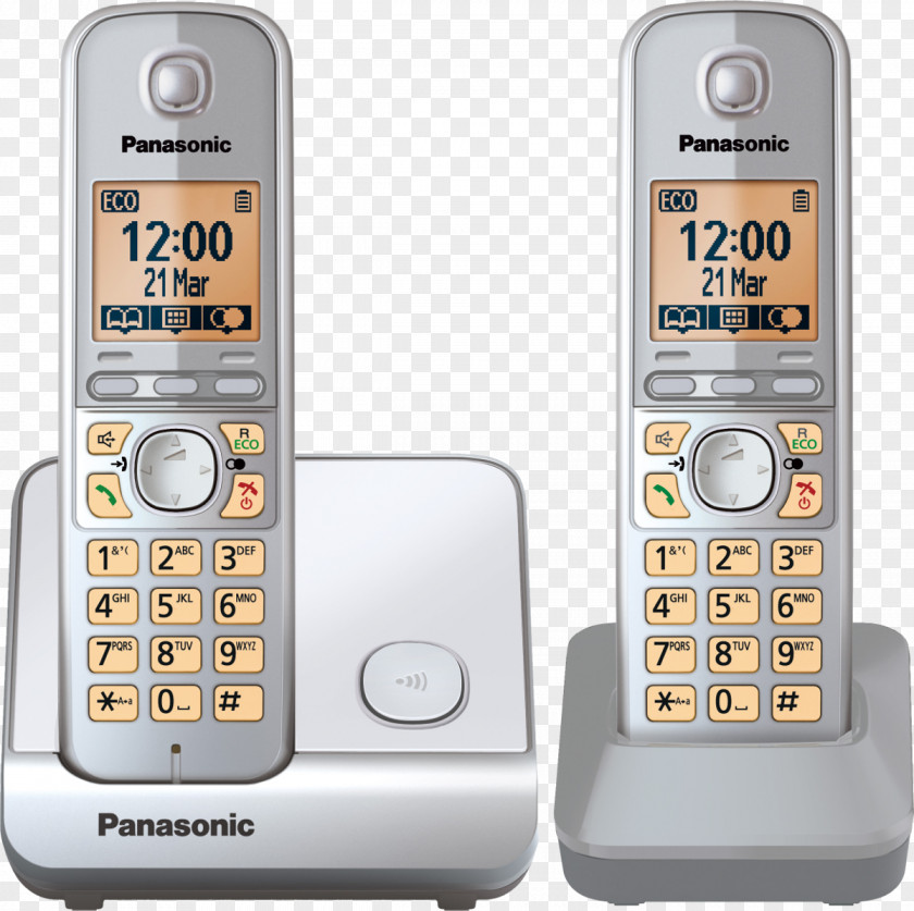 Polyphon Feature Phone Mobile Phones Answering Machines Panasonic Digital Enhanced Cordless Telecommunications PNG