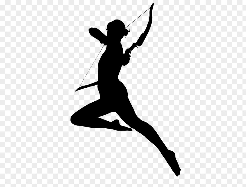 Silhouette Archery YouTube Female Royalty-free PNG