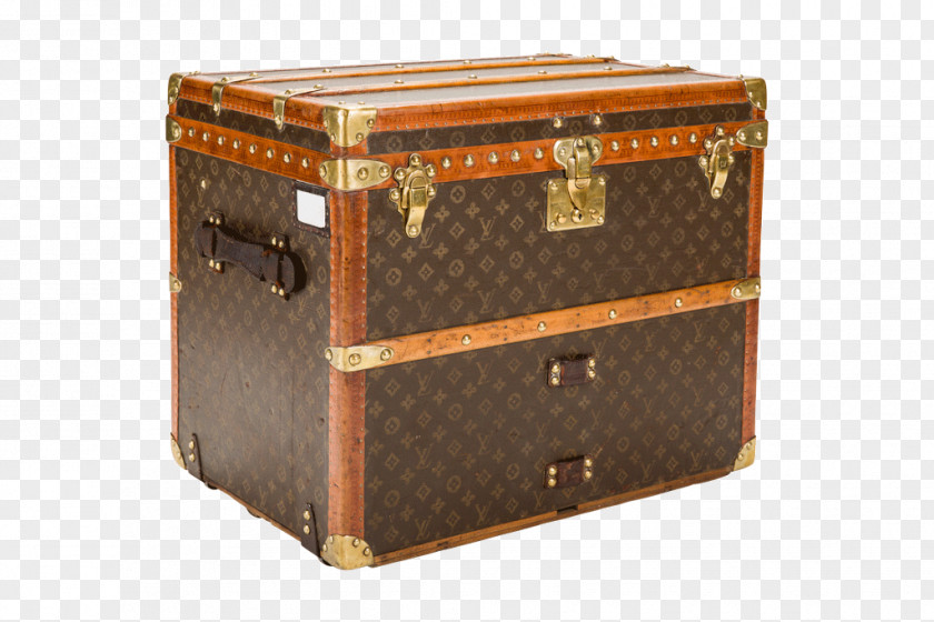 Suitcase Trunk Louis Vuitton Travel Bag PNG