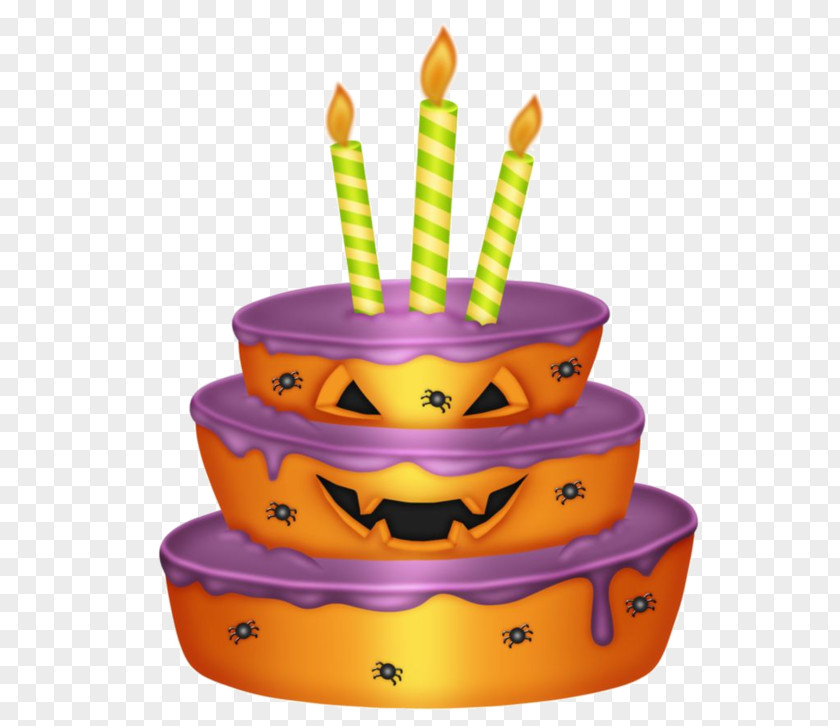 Birthday Cake 60 Halloween Clip Art PNG