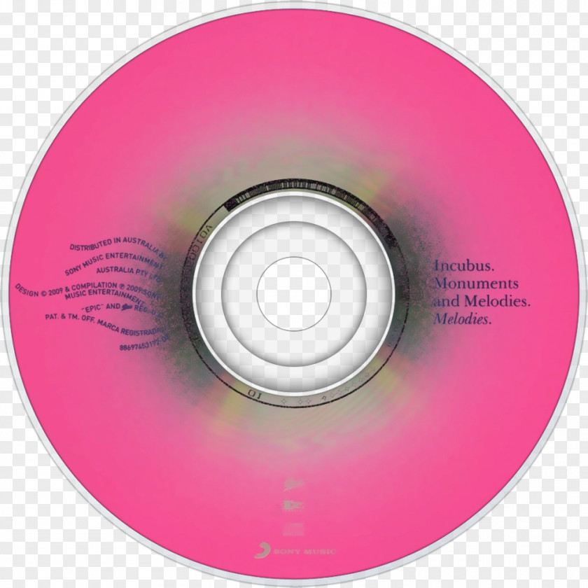 Design Compact Disc Pink M PNG