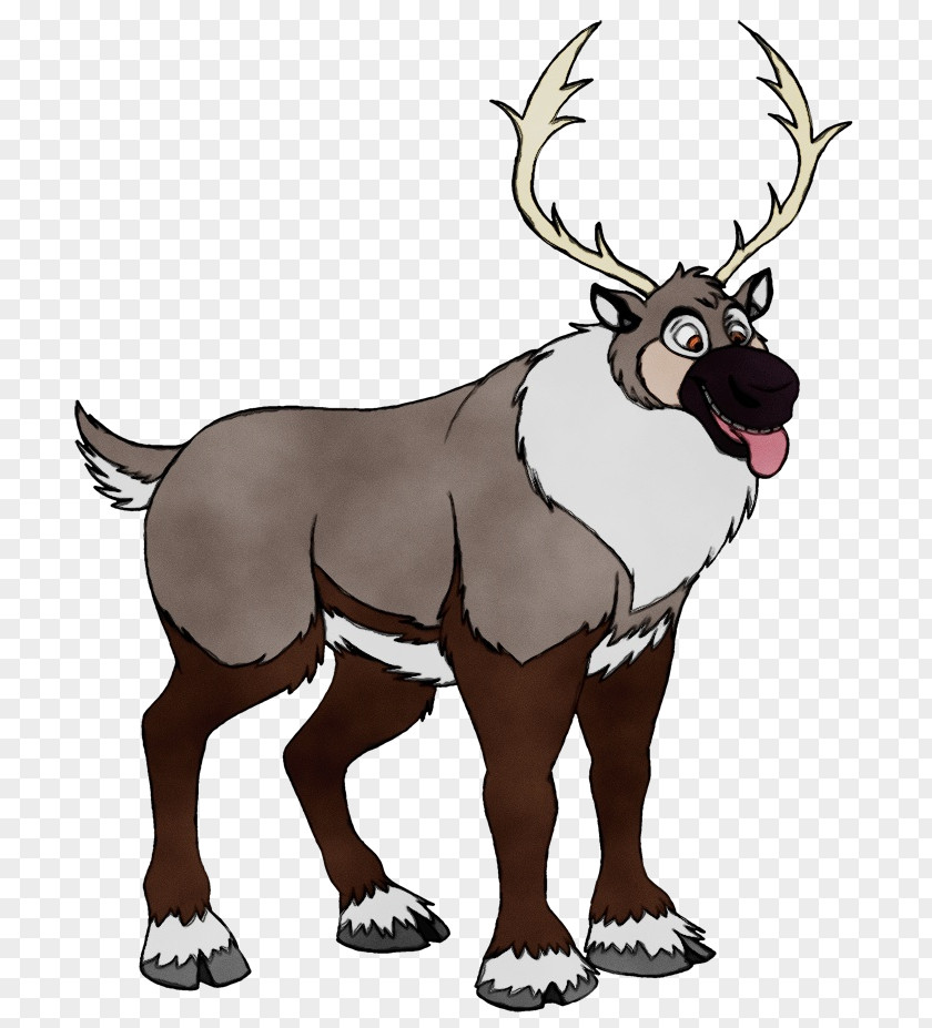Dog Reindeer Elk Clip Art Illustration PNG