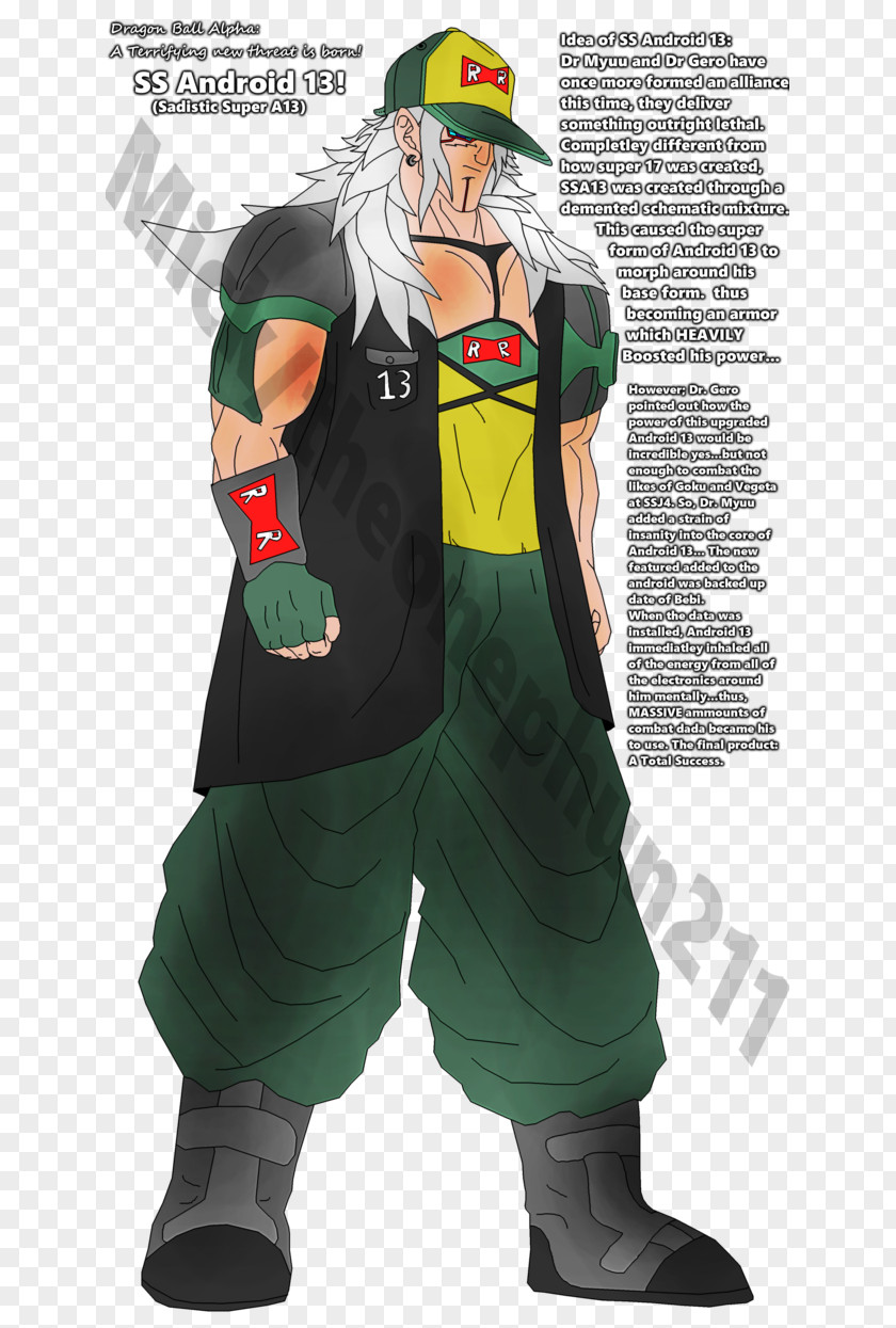 Dragon Ball Alpha Android 13 17 Doctor Gero PNG