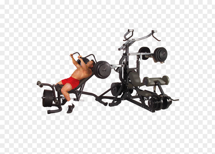 Fitness Centre Bench Press Exercise Equipment PNG