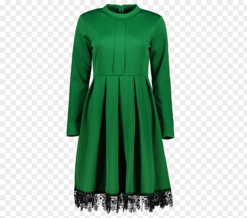 Long-sleeved Sleeve Dress Collar Clothing Fashion PNG