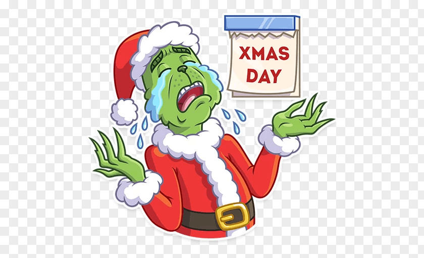 The Grinch How Stole Christmas! Christmas Day Telegram Santa Claus PNG