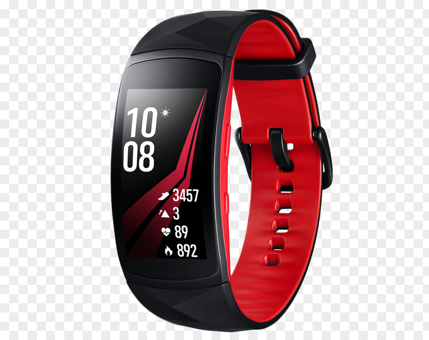 Watch Samsung Gear Fit2 Pro Galaxy Smartwatch PNG