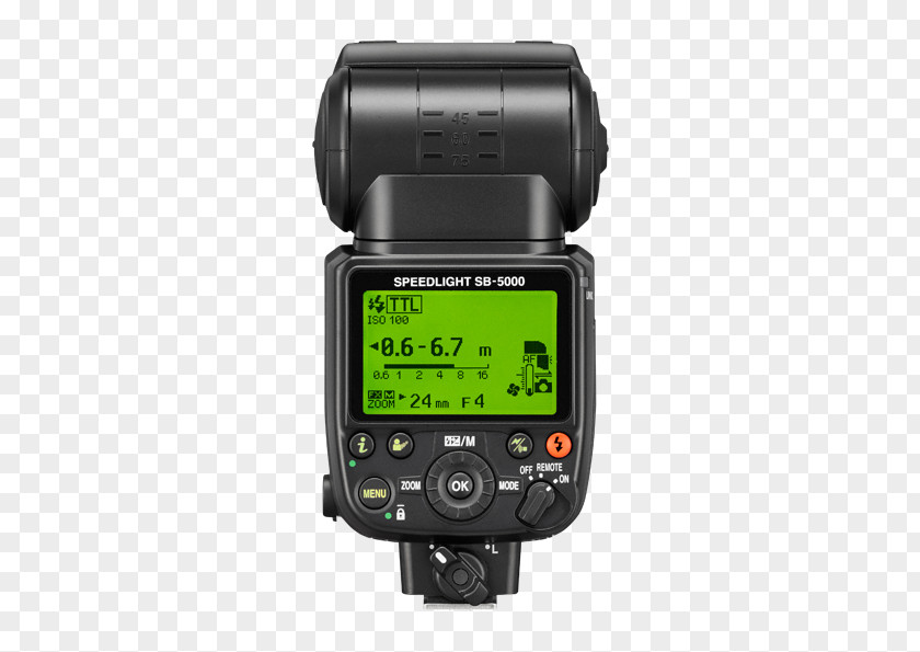 Camera Nikon D4 SB-5000 AF Speedlight Flash Flashes Photography PNG