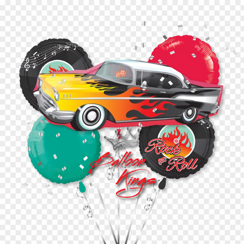 Car Balloon Kings Pickup Truck 1950s PNG