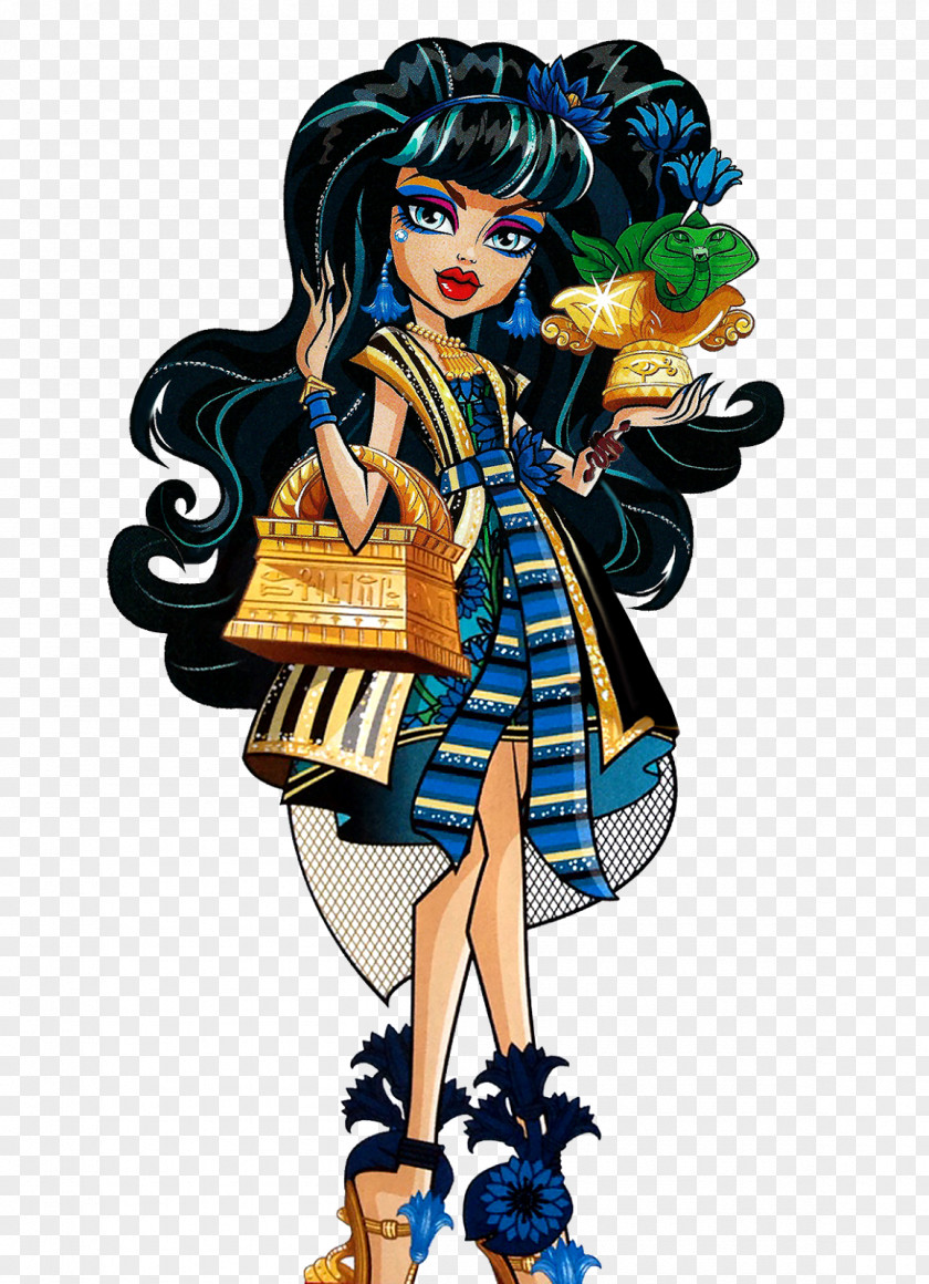 Doll Monster High Cleo DeNile Frankie Stein Lagoona Blue PNG