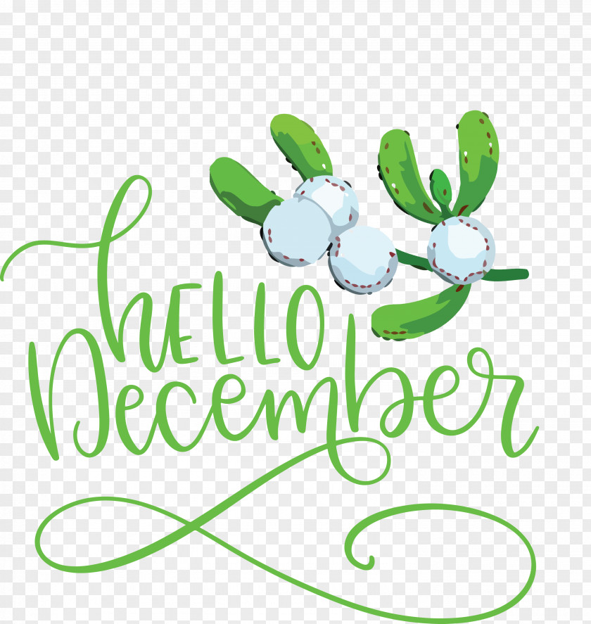 Hello December Winter PNG