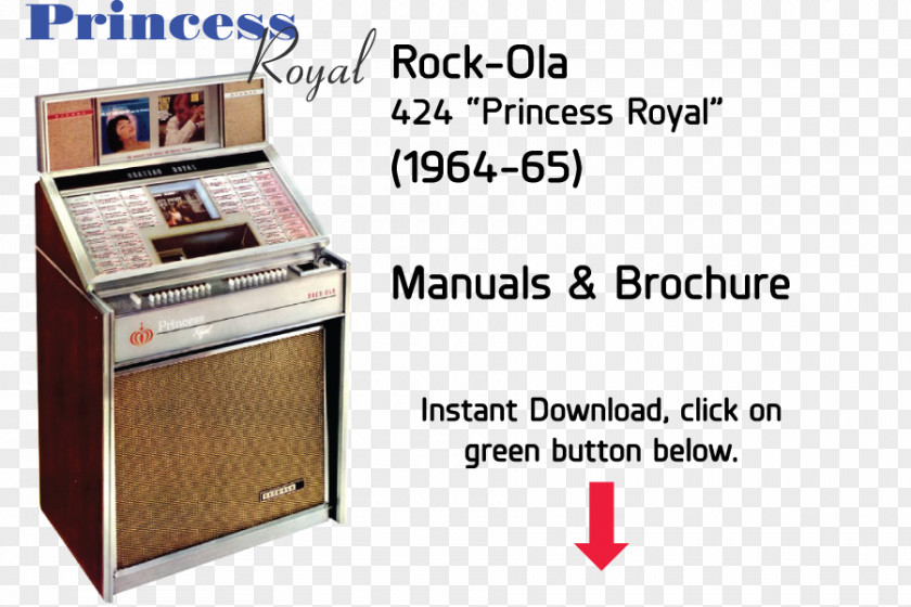 Rockola Jukebox Rock-Ola Product Manuals Wurlitzer Seeburg Corporation PNG