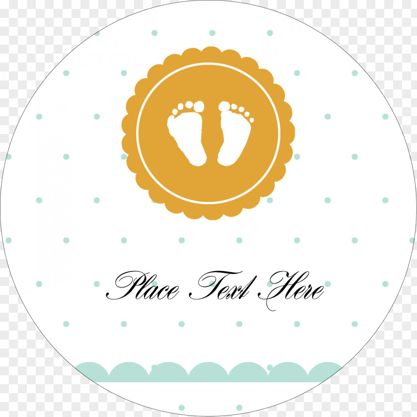 Baby Footprints Paper Avery Dennison Label Template Business Cards PNG