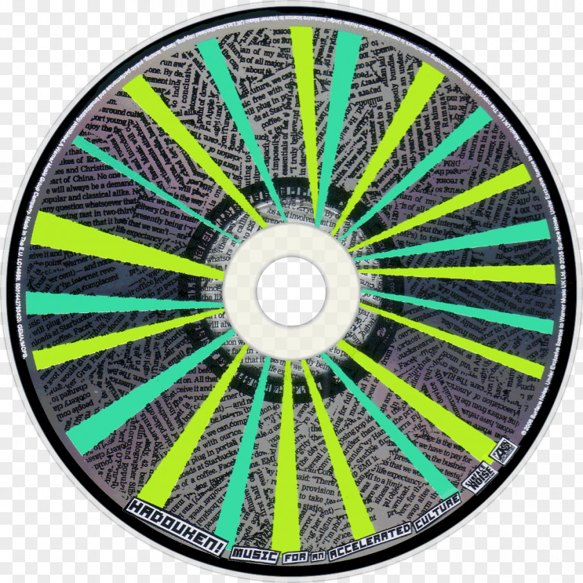 Circle Spoke Compact Disc Rim Wheel PNG