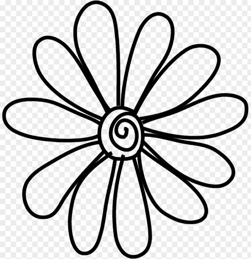 Doodle Common Daisy Drawing Flower Clip Art PNG