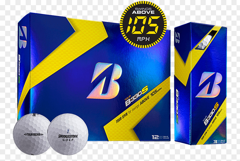 Golf Balls Bridgestone Tour B330-S B330-RX PNG