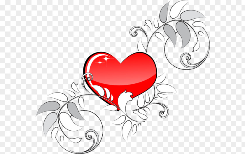 Heart Red Color PNG