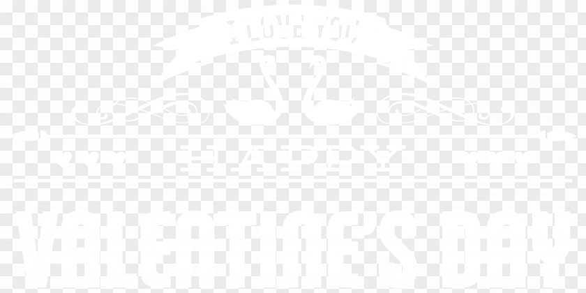 I Love You Happy Valentine's Day Transparent PNG Clip Art Image Black And White Pattern PNG