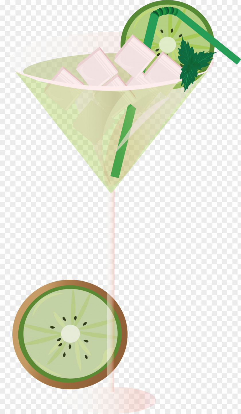 Kiwi Cocktail Garnish Juice Martini Fruit PNG
