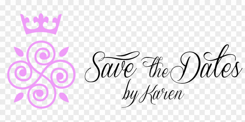Save The Date Dates By Karen Logo Wedding Planner PNG