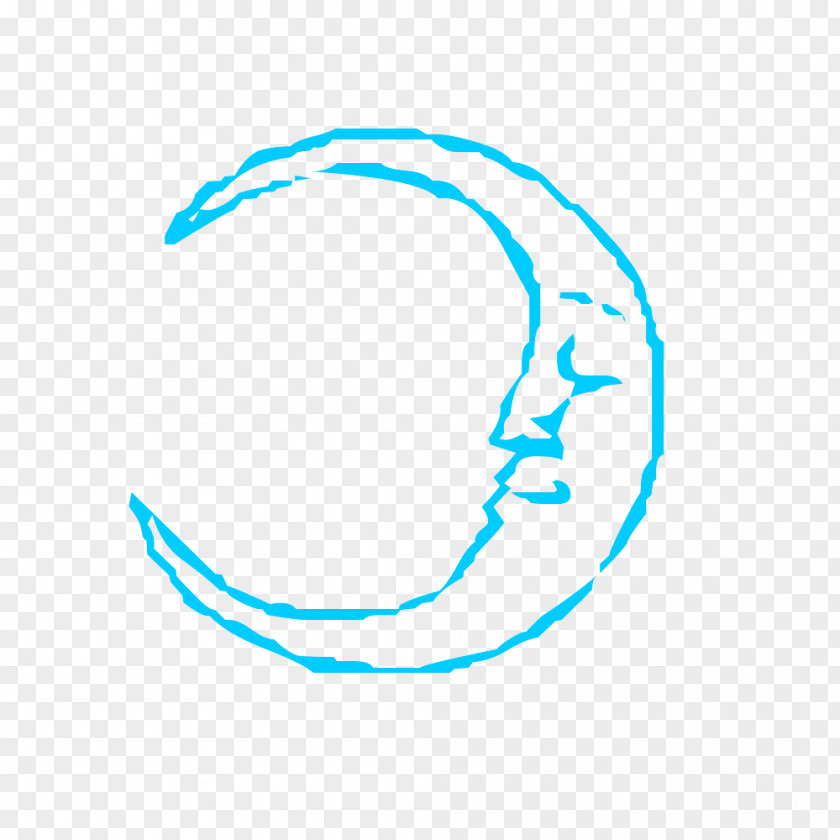 Sleep Moon Face Clipart . PNG