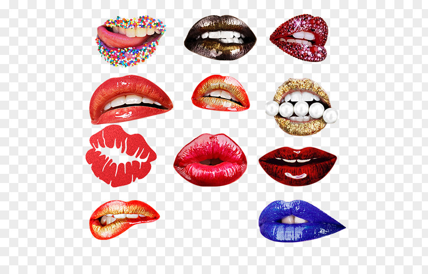 FIG Sets Of Lips Lipstick Clip Art PNG