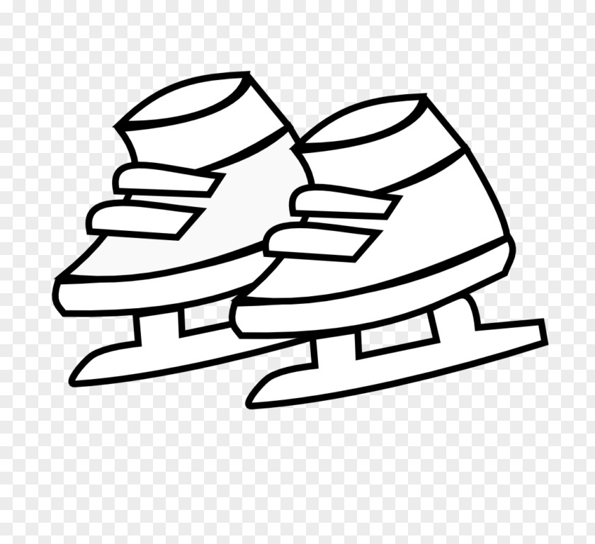 Ice Skates Clip Art Coloring Book Drawing Shoe Sneakers PNG