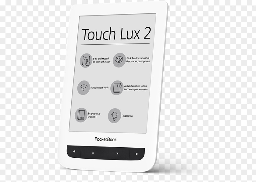 Portable Media Player EBook Reader 15.2 Cm PocketBookTouch Lux Multimedia PocketBook International PNG