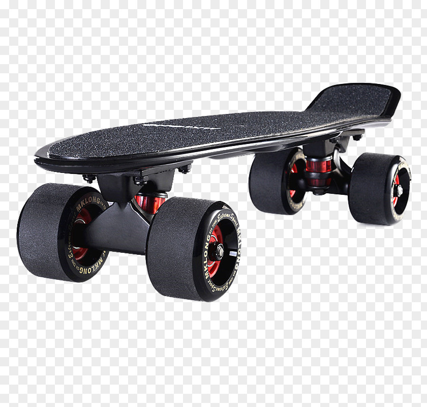 Black Cool Skateboard Skateboarding Penny Board The Mag Wheel PNG