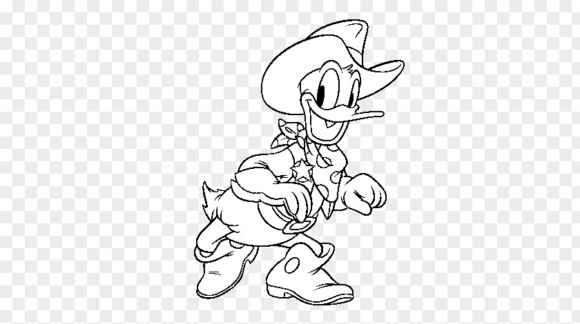 Donald Duck Mickey Mouse Minnie Black And White Drawing PNG