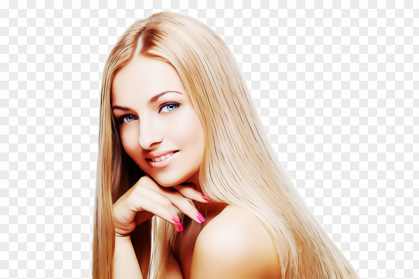 Eyebrow Long Hair Blond Face Hairstyle Skin PNG