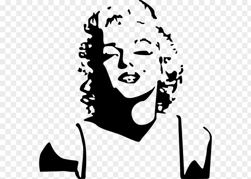 Marylin Monroe Stencil Art Drawing Painting Musician PNG