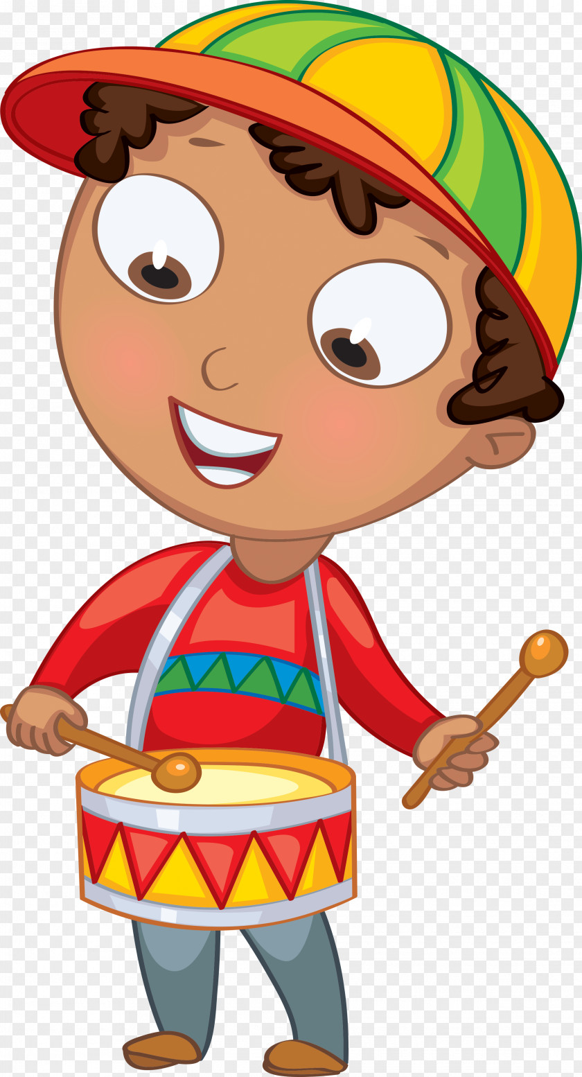 Percussion Child Game Cartoon Clip Art PNG