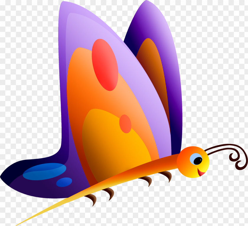 Butterfly Art Letter PNG