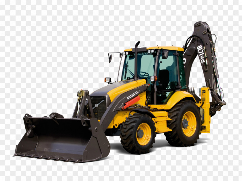 Excavator AB Volvo Car Backhoe Loader Construction Equipment PNG