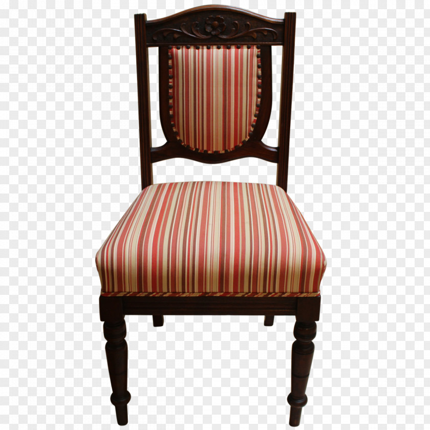 Furniture Seating Vintage Wooden Striped Chairs Chair Table Dining Room PNG