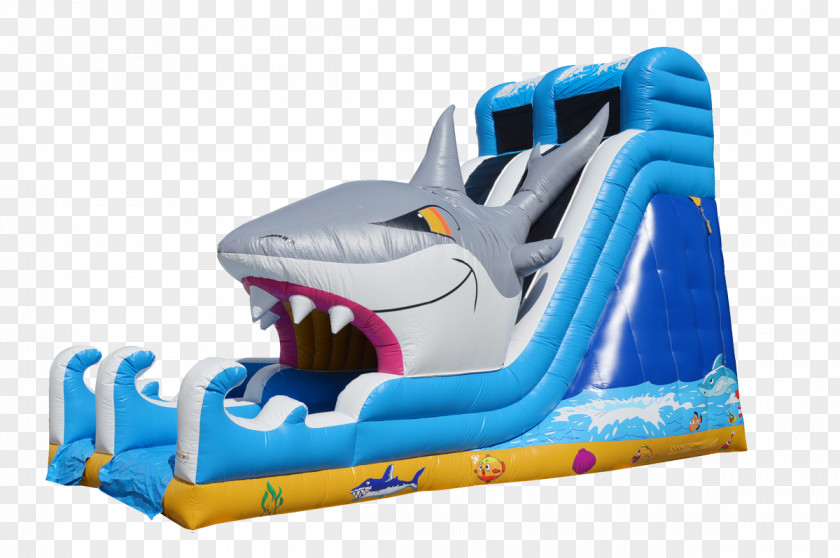 Hai Inflatable Bouncers Playground Slide Torwand PNG