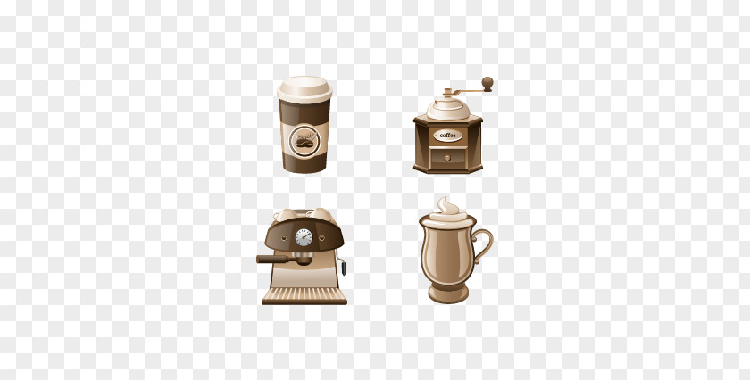 Mug Coffeemaker Coffee Bean Brewed PNG