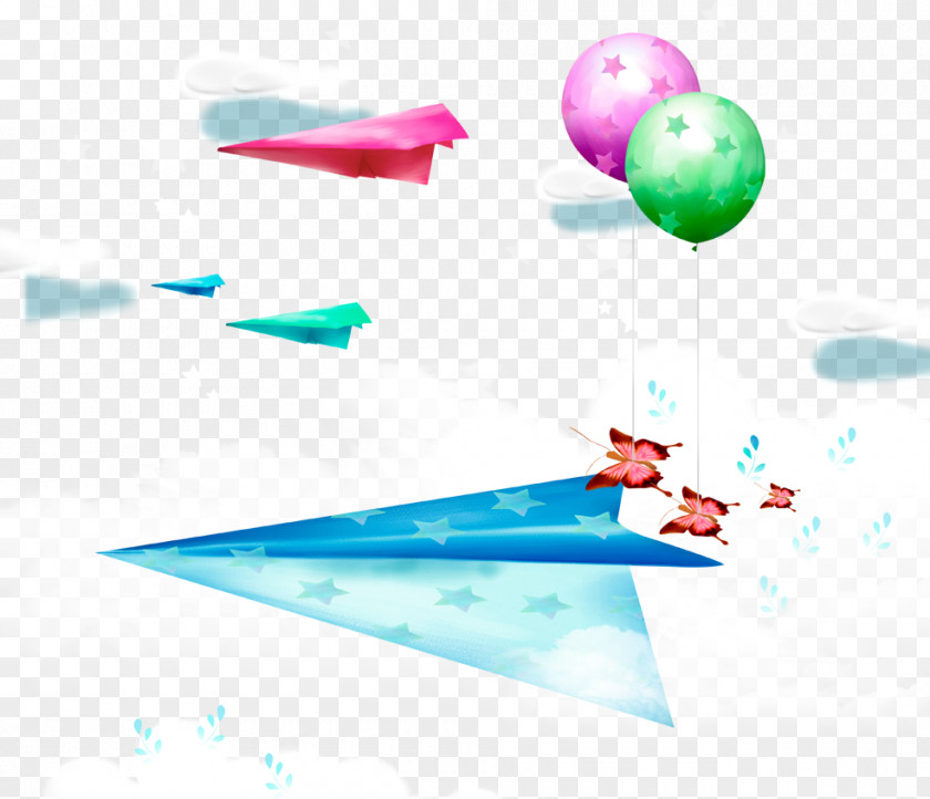 Paper Airplane Plane Flight Helicopter PNG