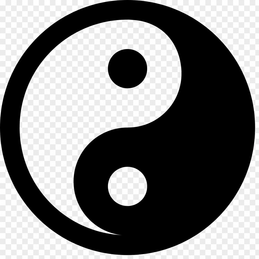 Anarchy Yin And Yang Symbol Emoticon PNG