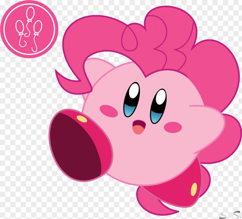 Kirby Pinkie Pie Applejack Twilight Sparkle Fluttershy PNG