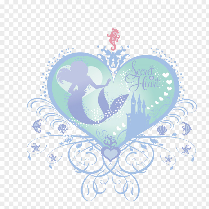 Mermaid Love PNG
