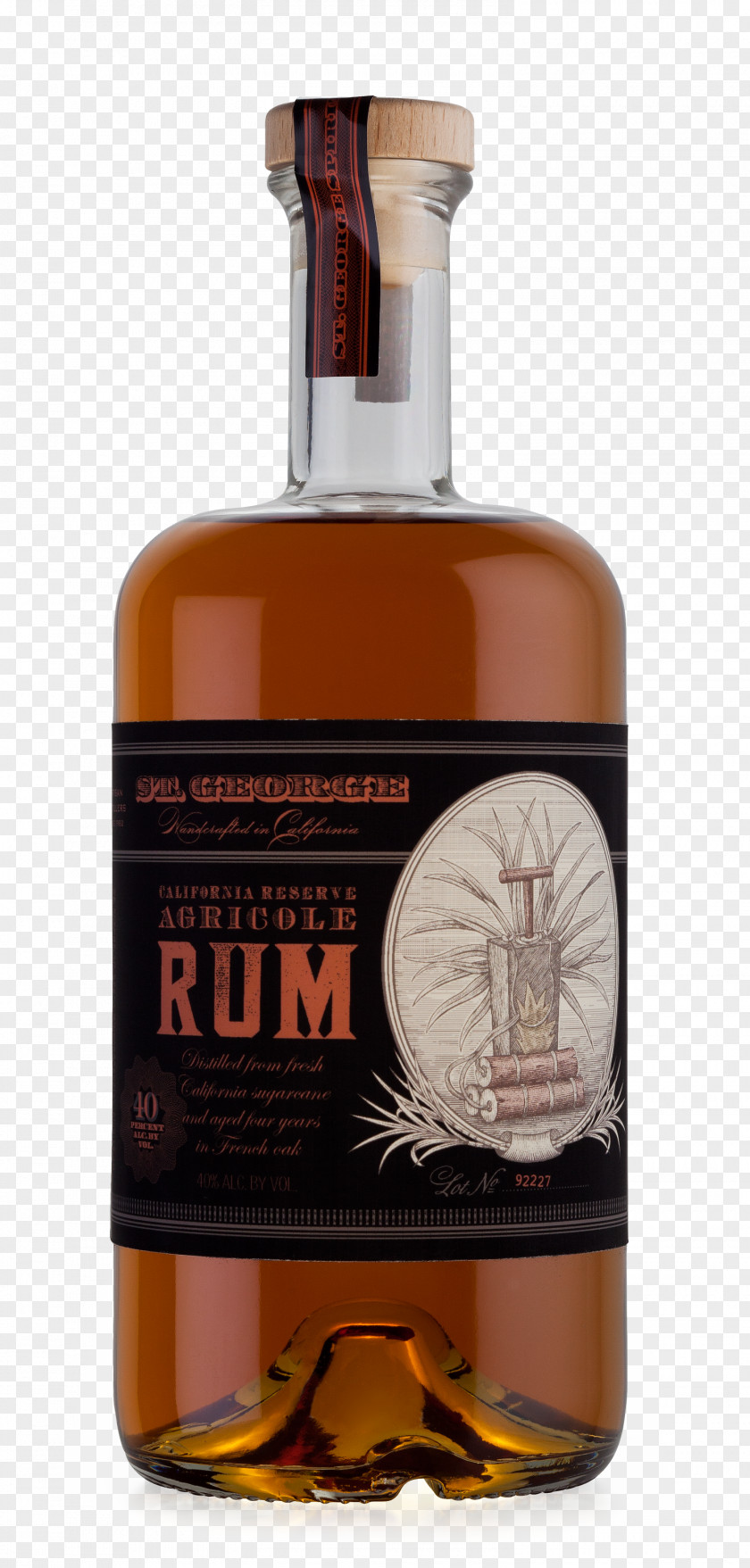 St George Liqueur Whiskey Rum Rhum Agricole St. Spirits PNG