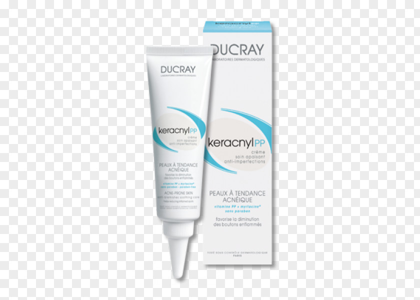 Sunscreen Cream Skin Acne Ducray Keracnyl Matiffiyer PNG