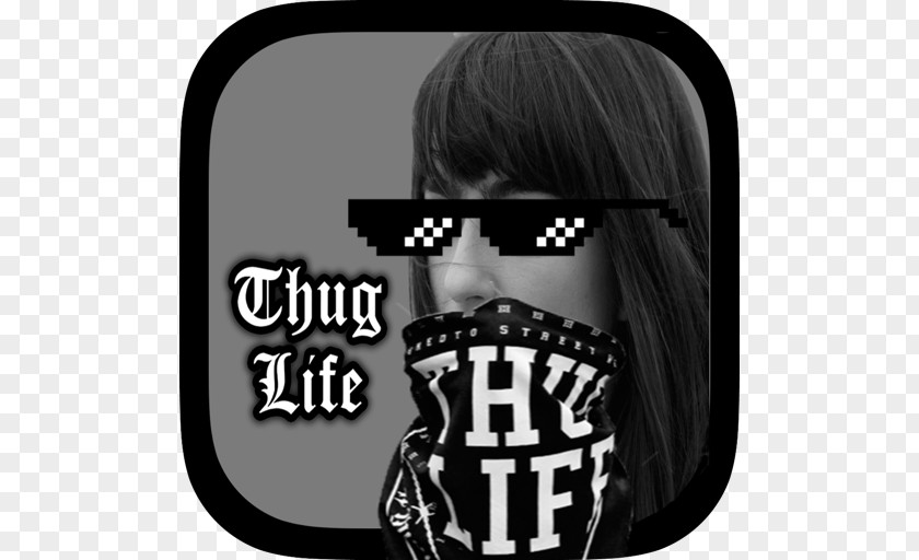 Thug Life Hat Brand Logo Font Product Black PNG